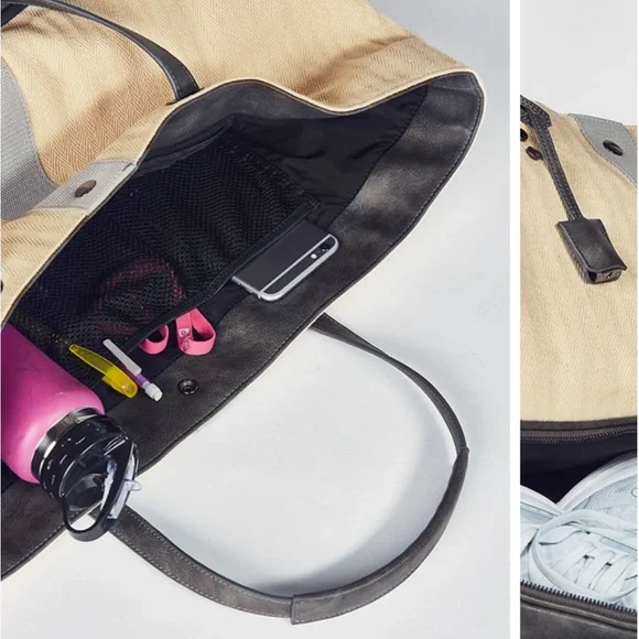 Fabletics The Canal Day Tote Duffle Travel Bag - Picture 2 of 13